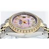 Image 5 : Rolex Ladies 2 Tone 14K Pink MOP Diamond Datejust Wristwatch