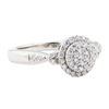 Image 1 : 0.50 ctw Diamond Ring - 14KT White Gold