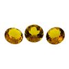 Image 1 : 12.71 ctw.Natural Round Cut Citrine Quartz Parcel of Three