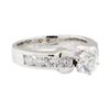Image 1 : 1.56 ctw Diamond Ring - 14KT White Gold