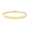 Image 1 : 4.10 ctw Yellow Sapphire Bangle Bracelet - 18KT Yellow Gold