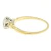 Image 9 : 14K Yellow & White Gold Illusion Prong Set 0.25 ctw Diamond Solitaire Ring