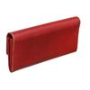 Image 2 : Chanel Red Leather Camelia CC Flap Long Wallet