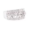 Image 1 : 0.25 ctw Diamond Ring - 14KT White Gold