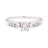 Image 2 : 0.70 ctw Diamond Ring - 14KT White Gold
