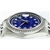 Image 6 : Rolex Mens Stainless Steel Blue String Diamond 36MM Datejust Wristwatch