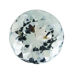 3.01 ct.Natural Round Cut Aquamarine