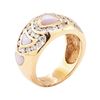 Image 4 : 0.95 ctw Diamond and Mother of Pearl Ring - 14KT Rose Gold