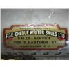 Image 2 : F&E CHECK WRITER & A METAL BUCKET .