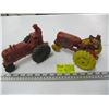 Image 1 : 2 PLASTIC TRACTORS