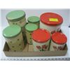 Image 1 : RED & GREEN POT CANISTER SET