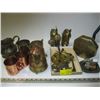 Image 1 : BOX OF ASSORTED COPPER & BRASS ITEMS