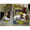 Image 1 : 2 BOXES OF MISC. - HEAD VASE FIGURINES, MILK GLASS, ETC.