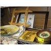Image 1 : LOT OF MISC. - QUILTS, PICTURE FRAMES, PICTURES, ETC.