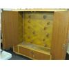 Image 2 : LARGE MAHOGANY LOCKABLE GUN CABINET (KEY IN OFFICE) - APPROX. 6' x 6'
