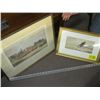 Image 1 : 2 ORIGINAL FRAMED PAINTINGS FROM 1910