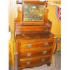 Image 1 : 3-DRAWER MIRRORED DRESSER