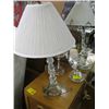 Image 1 : 3 GLASS BASED LAMPS