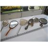 Image 1 : 4 MIRRORS & 2 BRUSHES (1 STERLING)