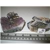 Image 1 : 2 CRYSTAL ROCKS W/FIGURINES