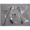 Image 1 : 3 - 14kt GOLD HAT PINS