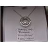 Image 1 : LADIES 14kt DIAMOND BROACH PENDANT W/10kt CHAIN