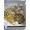Image 1 : 5 COSTUME BROACHES