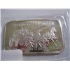 Image 1 : .999 STAGECOACH SILVER 1 OZ. BAR (TAX EXEMPT)