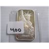 Image 1 : STATUE OF LIBERTY 1 OZ. .999 SILVER BAR (TAX EXEMPT)