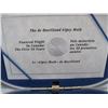 Image 2 : POWERED FLIGHT IN CANADA COIN 'THE de HAVILLAND GIPSY MOTH' 92.5 PERCENT SILVER, 1992 (CASE W/BOX)