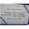 Image 2 : POWERED FLIGHT IN CANADA 'AVRO CANADA CF-105 ARROW' COIN, 92.5 PERCENT SILVER, 1996 (CASE)