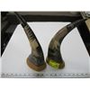 Image 1 : PAIR OF CARVED HORNS (EAGLES)