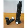 Image 1 : CARVED PEACE PIPE & TOTEM POLE
