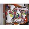 Image 1 : 3 PAINTED CHINA VASES
