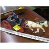 Image 1 : CAST IRON FIRE CHIEF BUGGY & HORSE