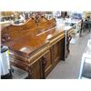 Image 1 : LARGE 3 DRAWER, 4 DOOR SIDEBOARD W/BACK