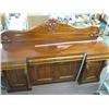 Image 2 : LARGE 3 DRAWER, 4 DOOR SIDEBOARD W/BACK