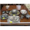 Image 1 : LARGE LOT OF SILVER PLATE