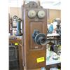 Image 1 : OAK CASED WALL TELEPHONE