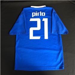 ANDREA PIRLO ITALY SOCCER JERSEY (SIZE SMALL)