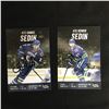 Image 1 : DANIEL & HENRIK SEDIN SIGNED VANCOUVER CANUCKS COLLECTOR CARDS