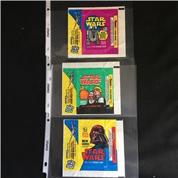 VINTAGE STAR WARS COLLECTOR CARDS WRAPPERS