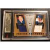 Image 1 : 2006 IN THE GAME RELIC MATERIALS TIM HORTON AND BORJE SALMING 11/25