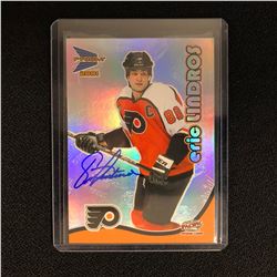 ERIC LINDROS SIGNED HOCKEY CARD