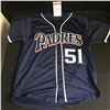 Image 2 : MATT HOFFMAN SIFNED SAN DIEGO PADRES BASEBALL JERSEY ( JSA COA)