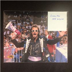 JIMMY HART SIGNED 8 X 10 WWF PHOTO