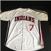 Image 2 : CORBEN BENSON SIGNED MAJOR LEAGUE INDIANS JERSEY ( JSA COA)