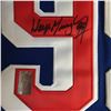 Image 2 : WAYNE GRETZKY SIGNED NEW YORK RANGERS CUSTOM JERSEY ( WG COA)