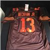 Image 1 : ODELL BECKHAM JR. SIGNED CLEVELAND BROWNS FOOTBALL JERSEY ( JSA COA)