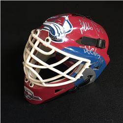 COLORADO AVELANCHE SIGNED MINI HELMET ( DUCHENE, HEJDUK,